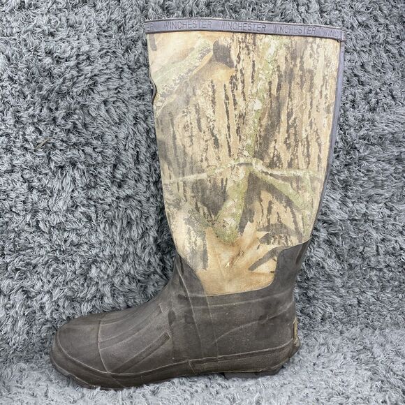Winchester Series Pro Line Rubber Camo Boots Men's 8 Thinsulate 200 grams - Picture 6 of 10